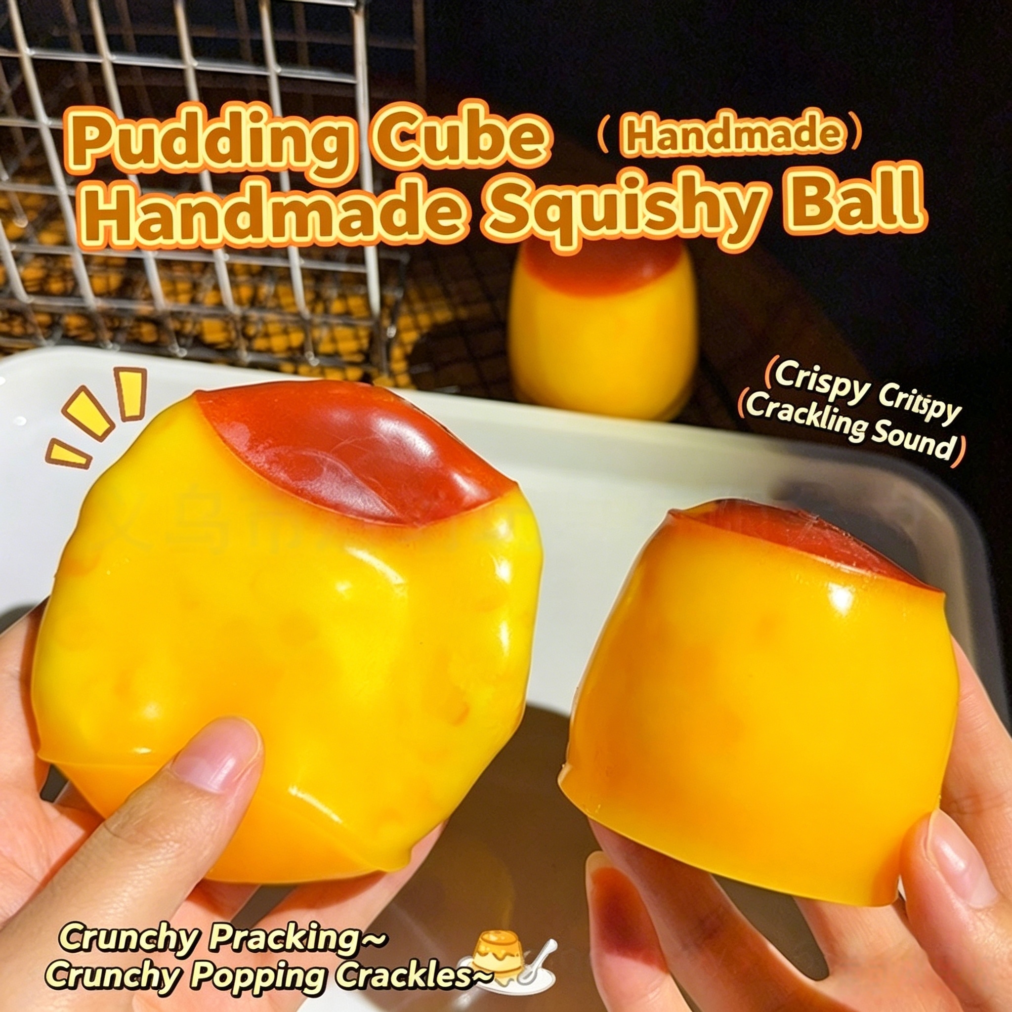Crystal Growing Kit - New Crispy Sound Caramel Pudding Squeezing