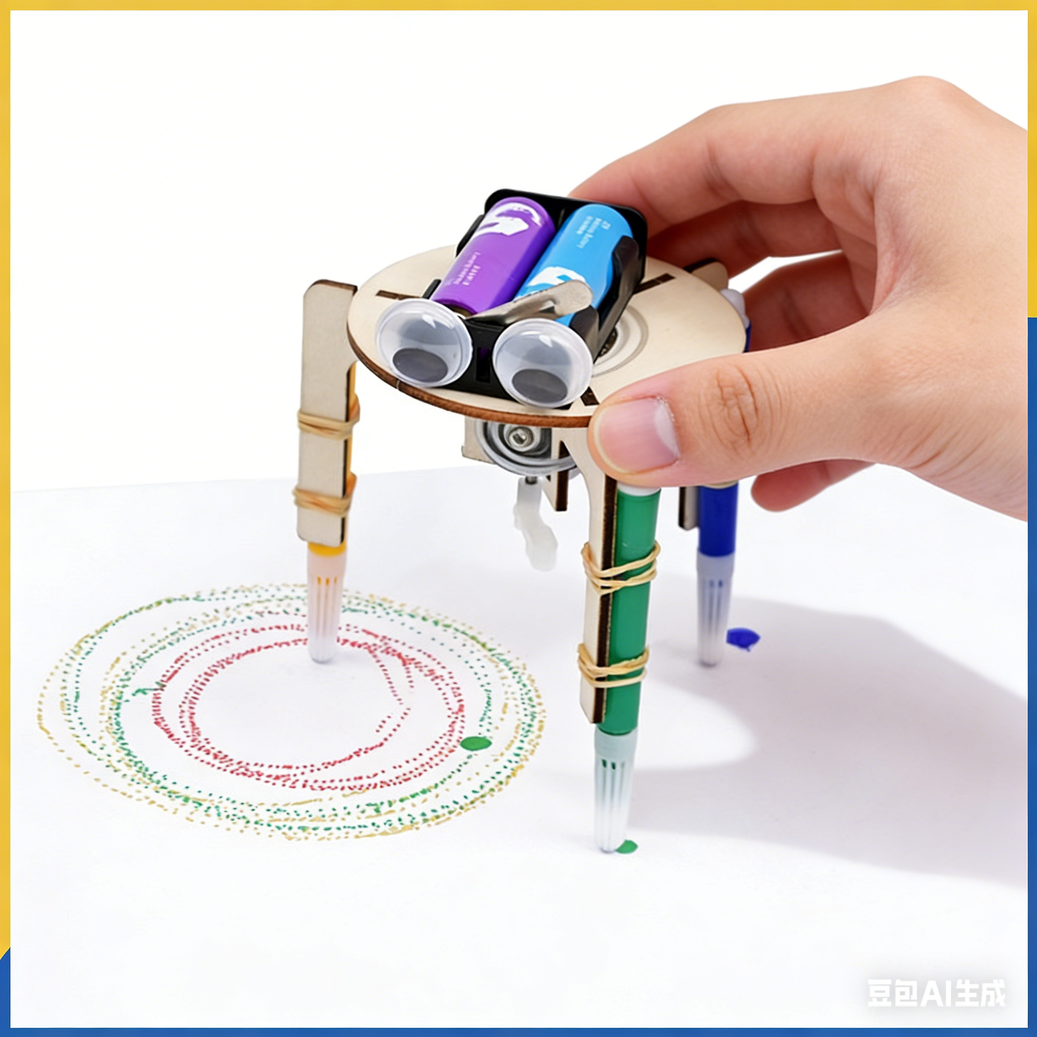 Science Robotics - DIY Electric Vibration Graffiti Robot STEM