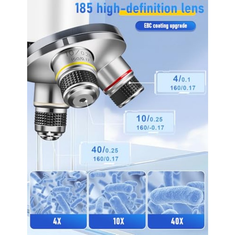 Compound Microscope for Adults - Microscope Compound 40X avaliação e preço