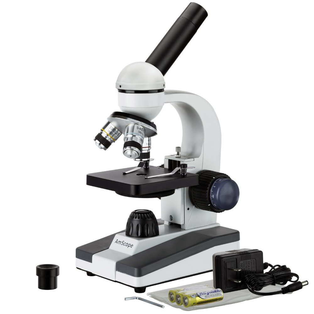 AmScope M150 Series Portable L - Microscope Compound 40X avaliação e preço