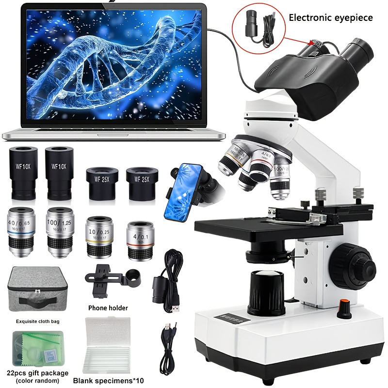 Professional LED Binocular Mic - Microscope Compound 40X avaliação e preço