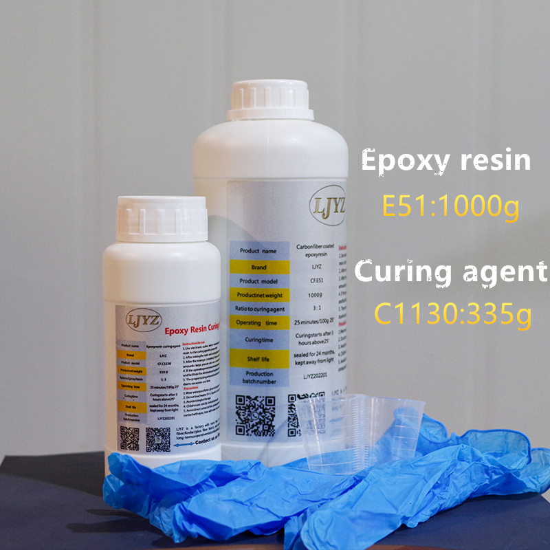 Carbon fiber resin epoxy E51 3 - Crystal Growing Kit avaliação e preço