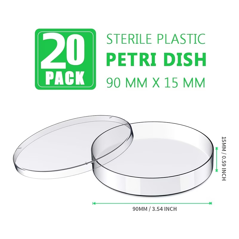 Cost: 20 plastic petri dishes  - Science Experiment avaliação e preço