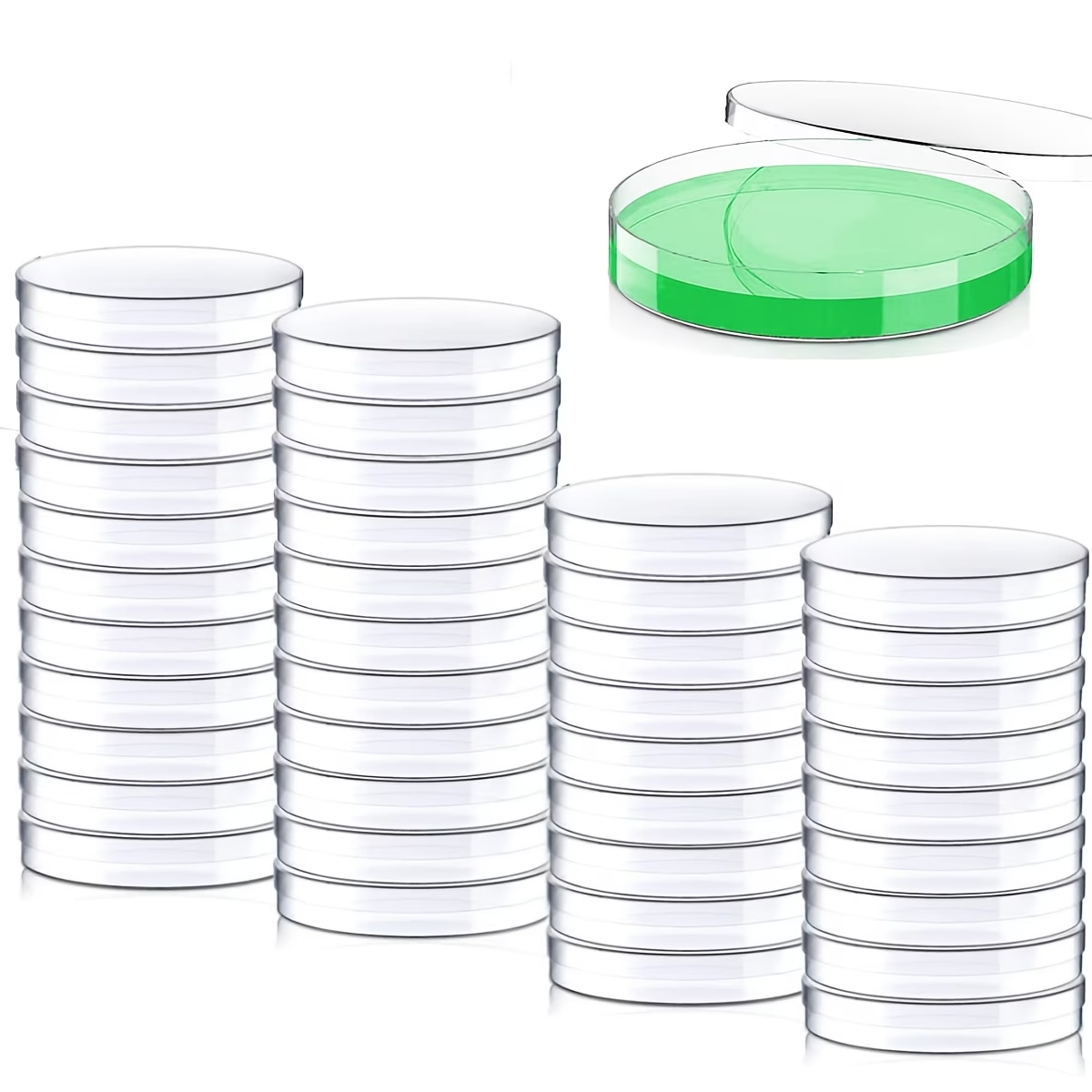 Cost: 20 plastic petri dishes  - Science Experiment avaliação e preço