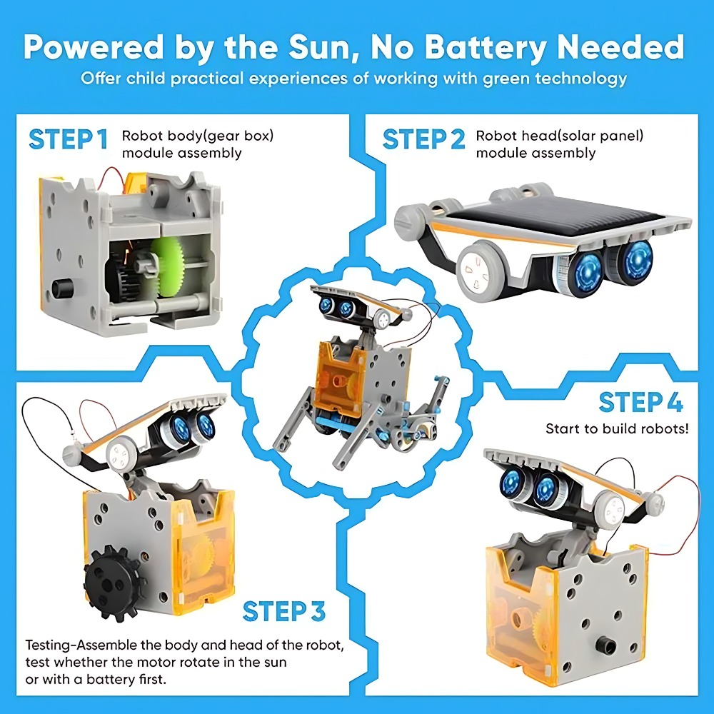 Solar Robot Building Blocks 12 - Science Robotics avaliação e preço