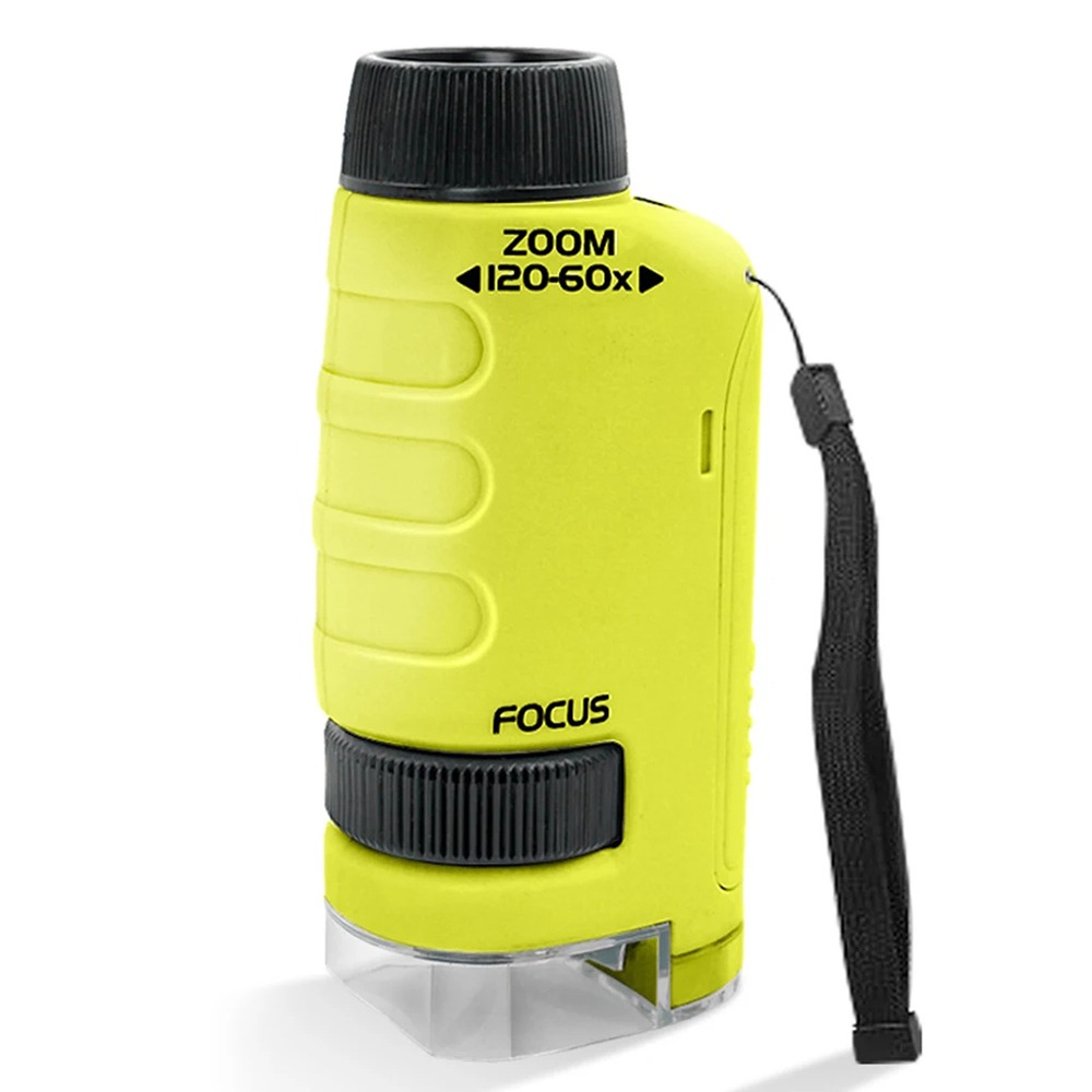 1Pcs 60-120X Pocket Microscope - Science Max avaliação e preço