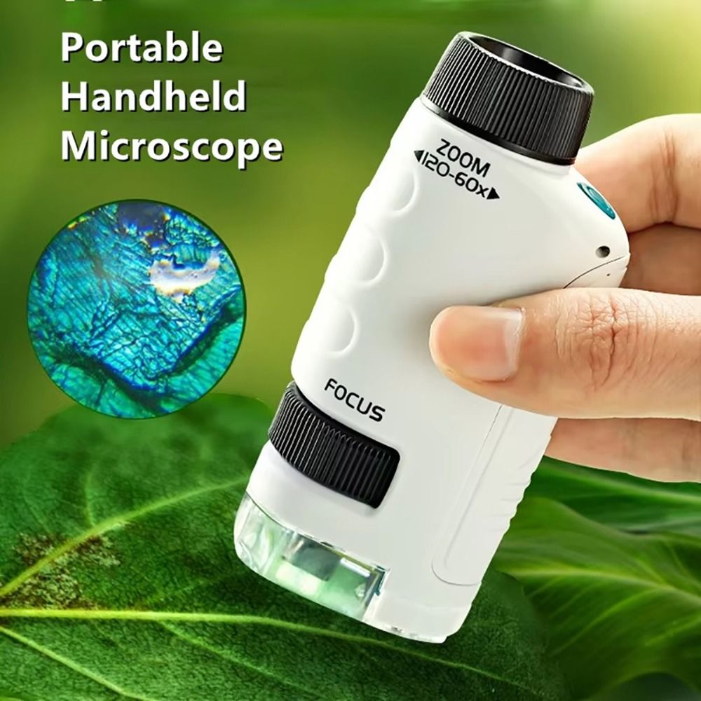 1Pcs 60-120X Pocket Microscope - Science Max avaliação e preço