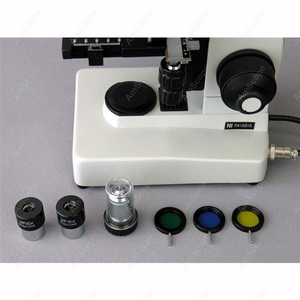 AmScope Metallurgical Trinocul - Microscope Compound 40X avaliação e preço