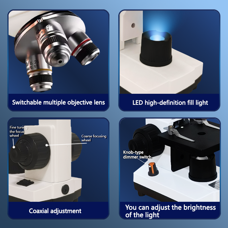 Portable Biological Optical Co - Microscope Compound 40X avaliação e preço