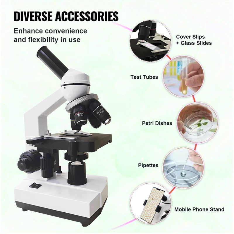 40X-2500X Professional Binocul - Microscope Compound 40X avaliação e preço