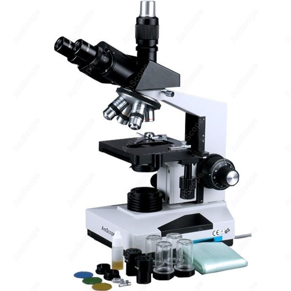 AmScope T490 Series Simul-Foca - Microscope Compound 40X avaliação e preço