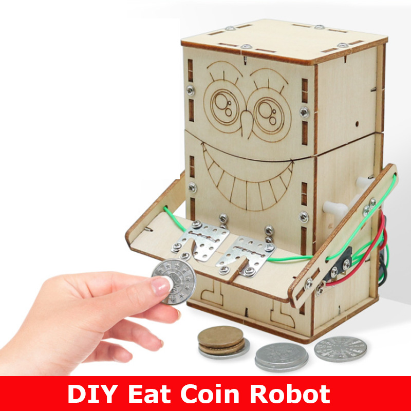 Wooden Electric Powered Eat Co - Science Robotics avaliação e preço
