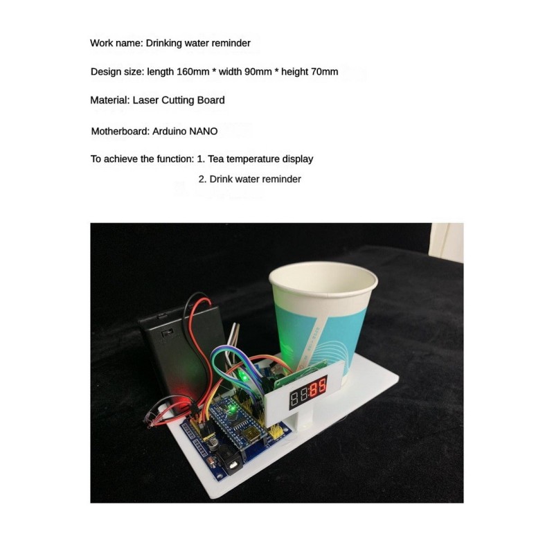 Drink Water Reminder Robot Han - Science Robotics avaliação e preço