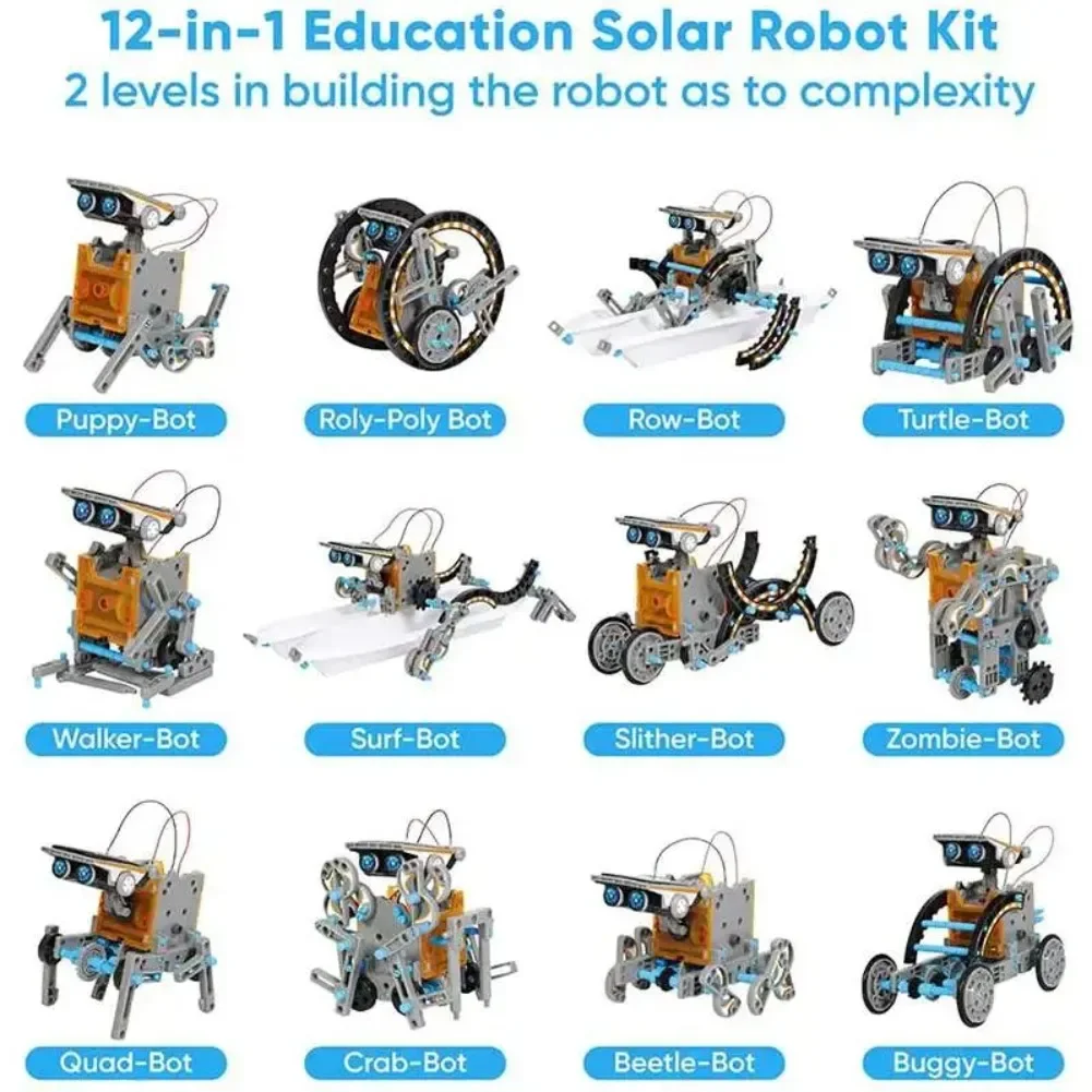 13 in 1 Solar Powered Robot Sc - Science Robotics avaliação e preço
