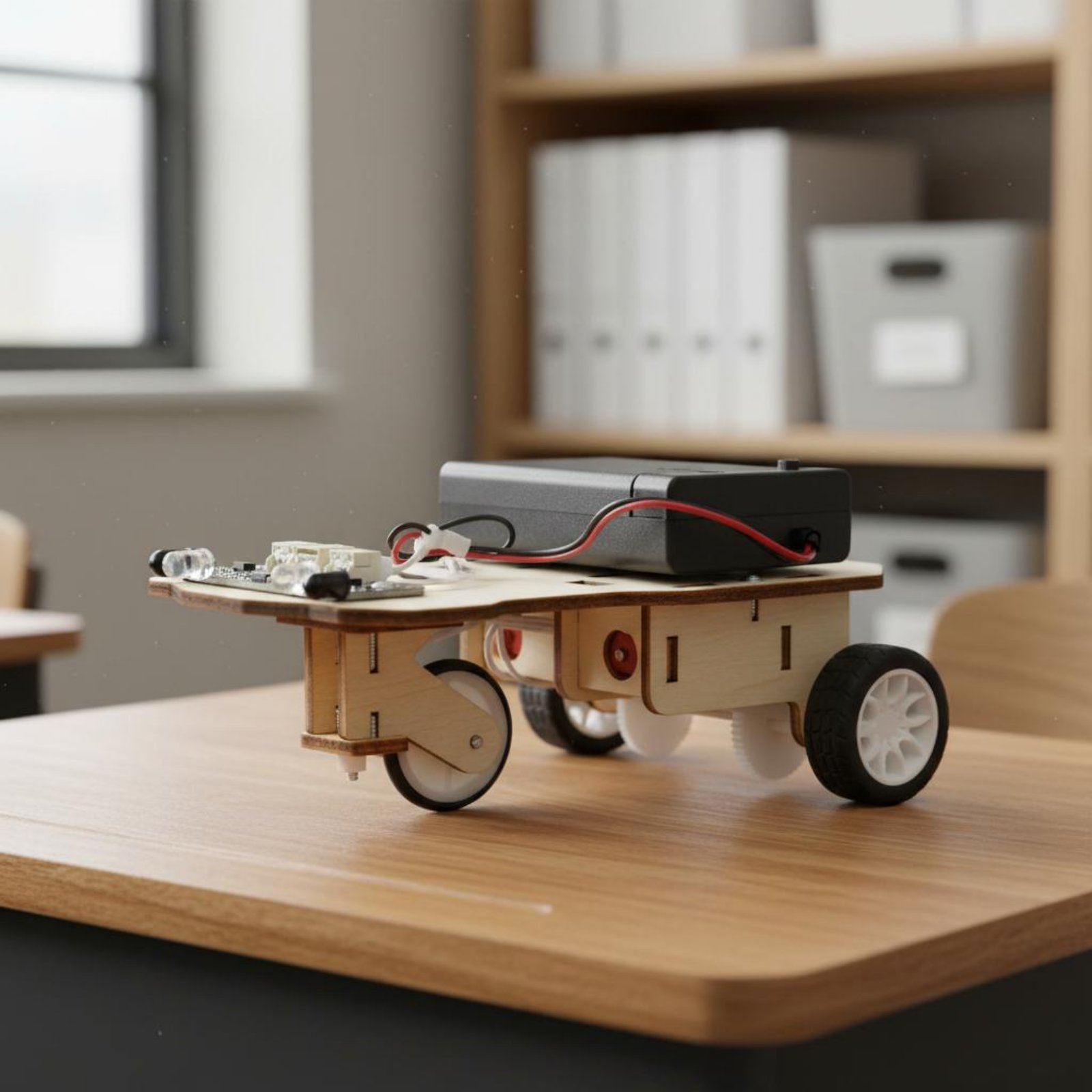 Wooden Intelligent Vehicle Kit - Science Robotics avaliação e preço