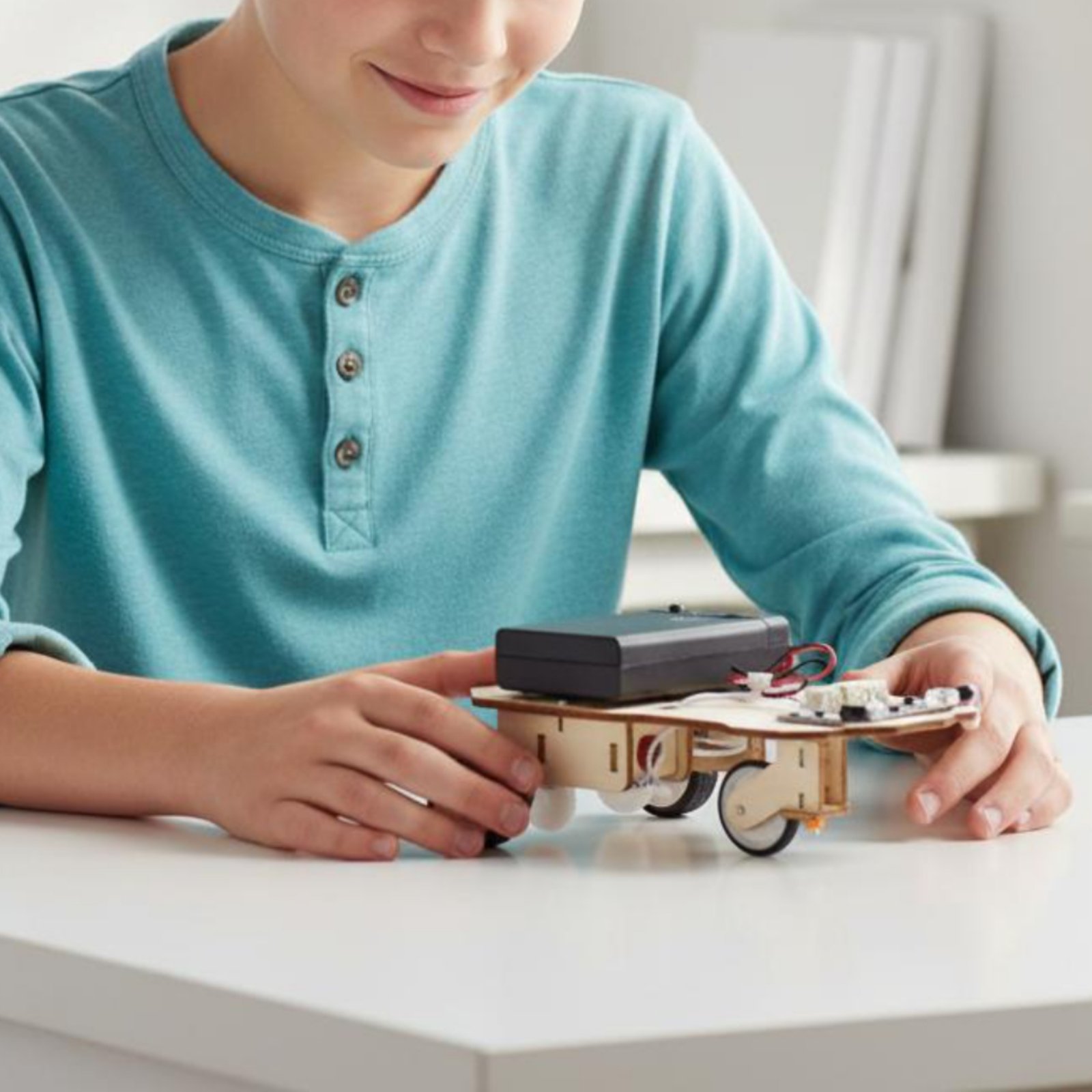 Wooden Intelligent Vehicle Kit - Science Robotics avaliação e preço